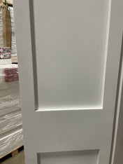 2 Panel Flat Bifold Primed 6'8" (80") 1-3/8