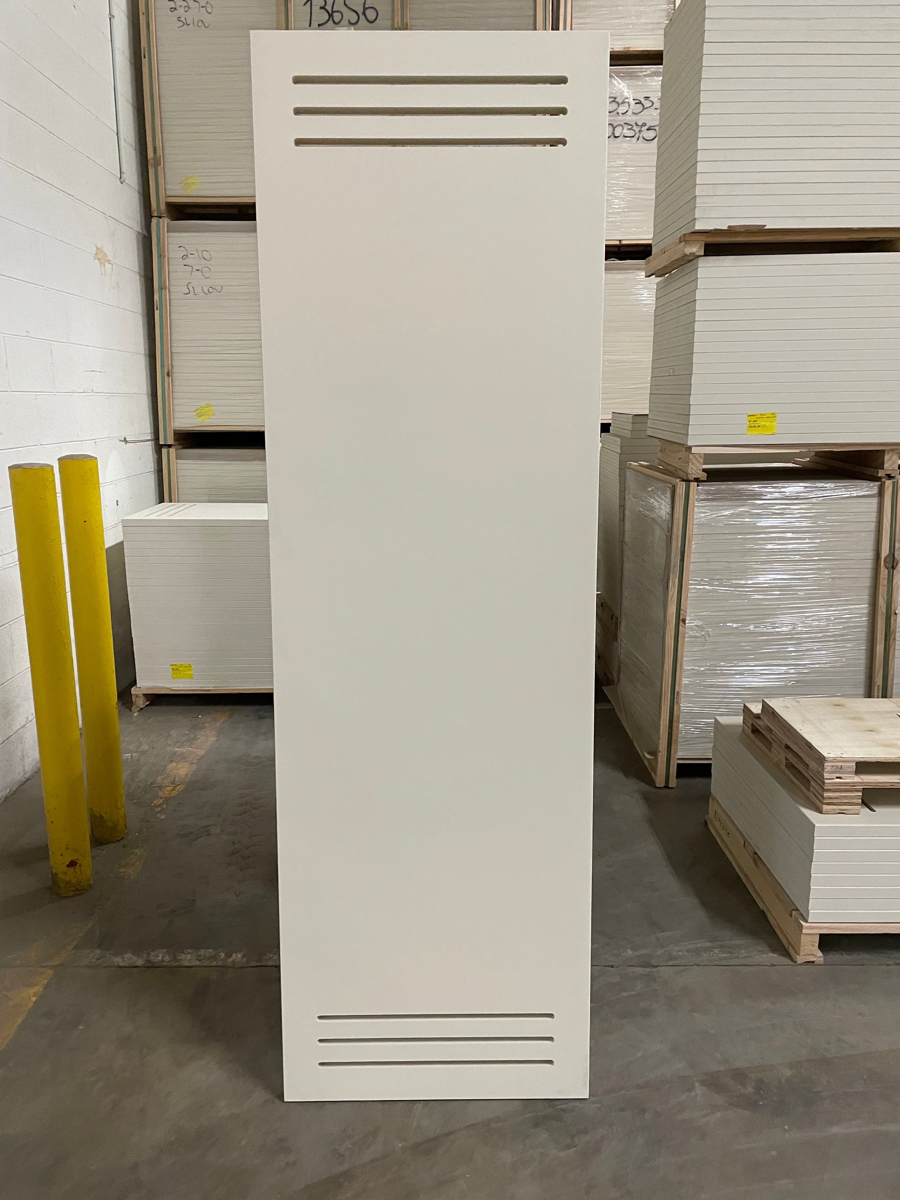 Slotted Flush Louver 3TOP/3BT 6'8" (80") 1-3/4