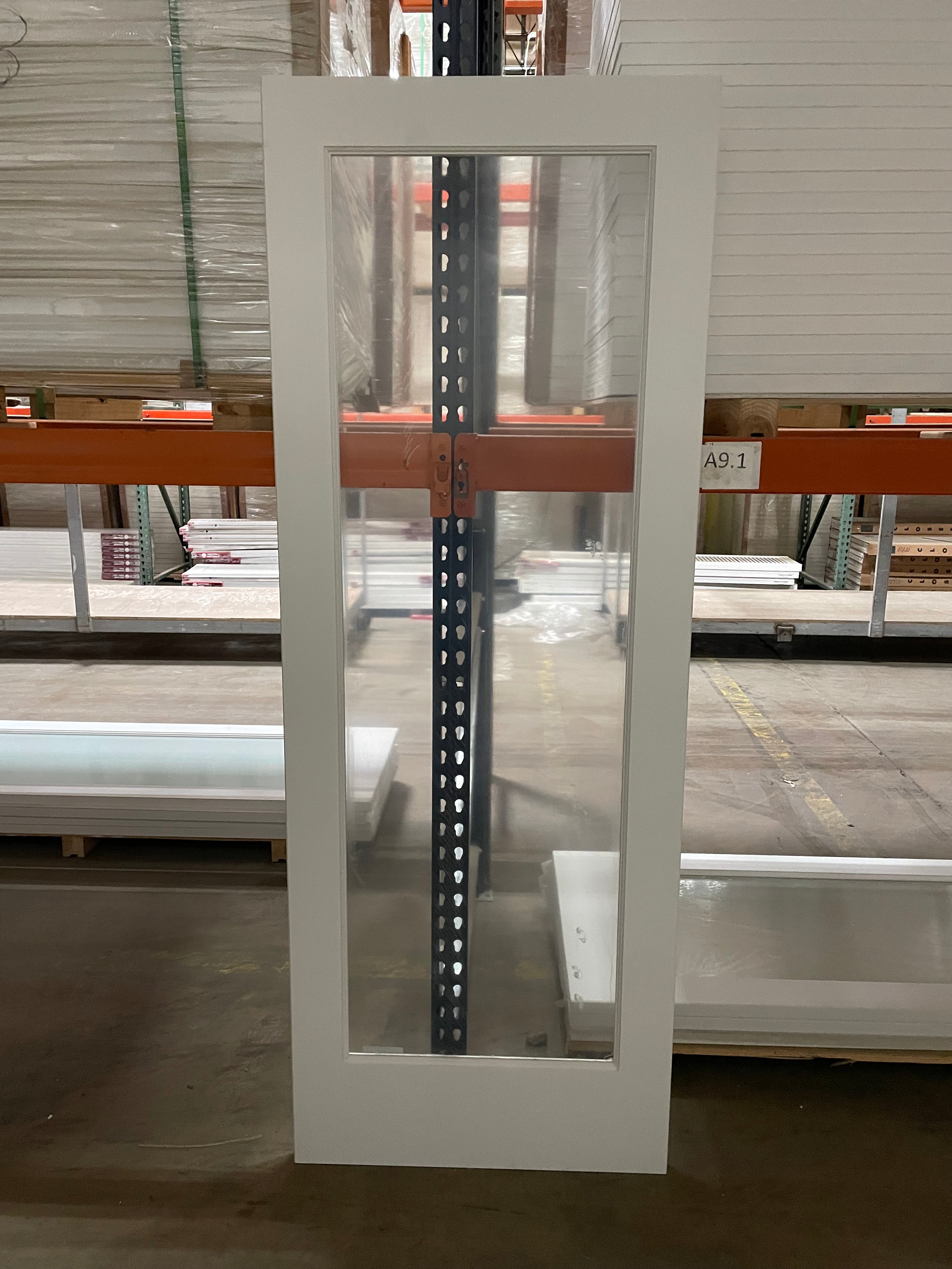 1 Lite French Clear Primed Slab 8'0" (96") 1-3/8