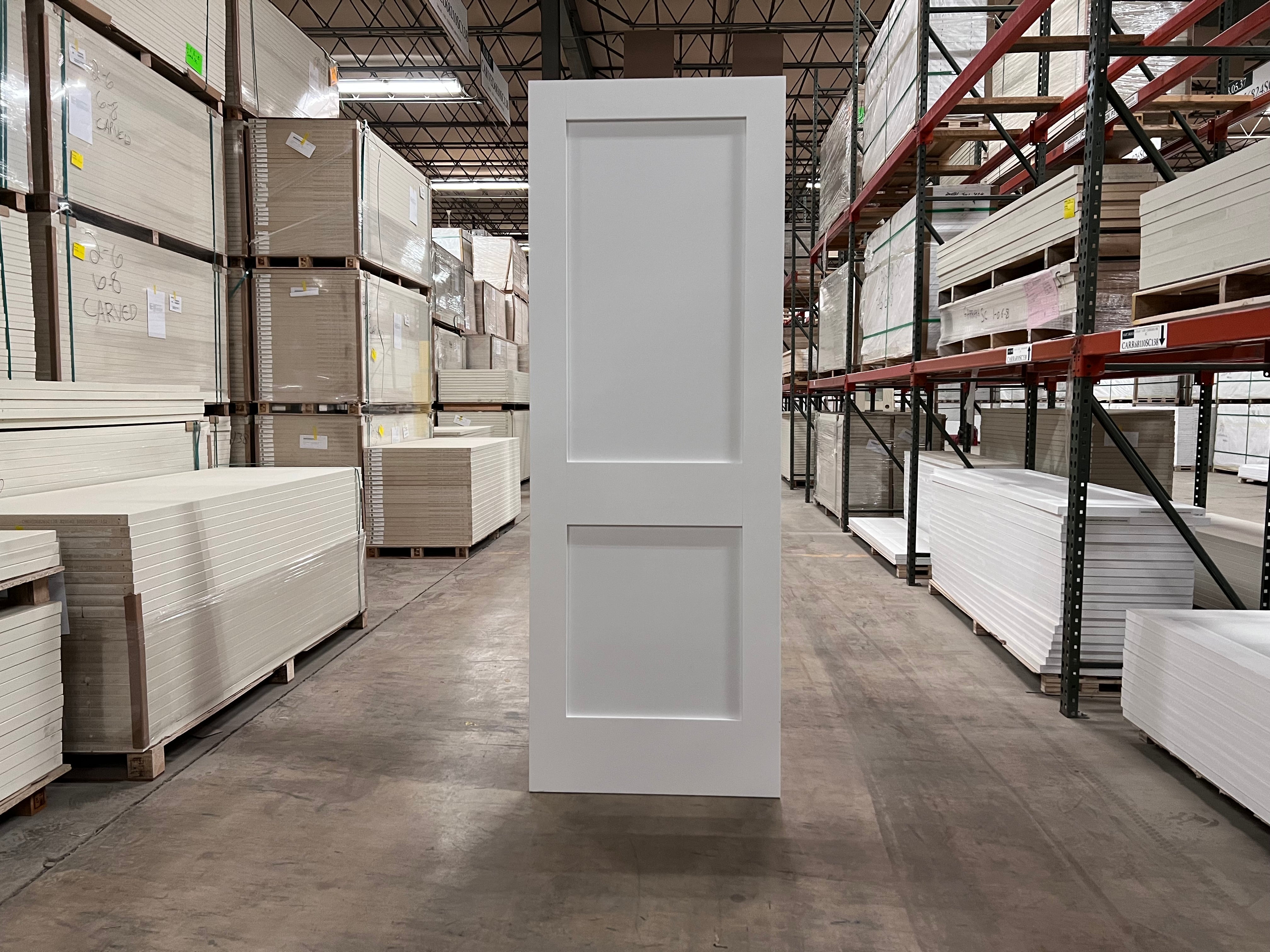2 Panel Shaker Primed Slab 7'0
