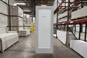 1 Lite White Laminate Shaker Primed Slab 6'8" (80") 1-3/8