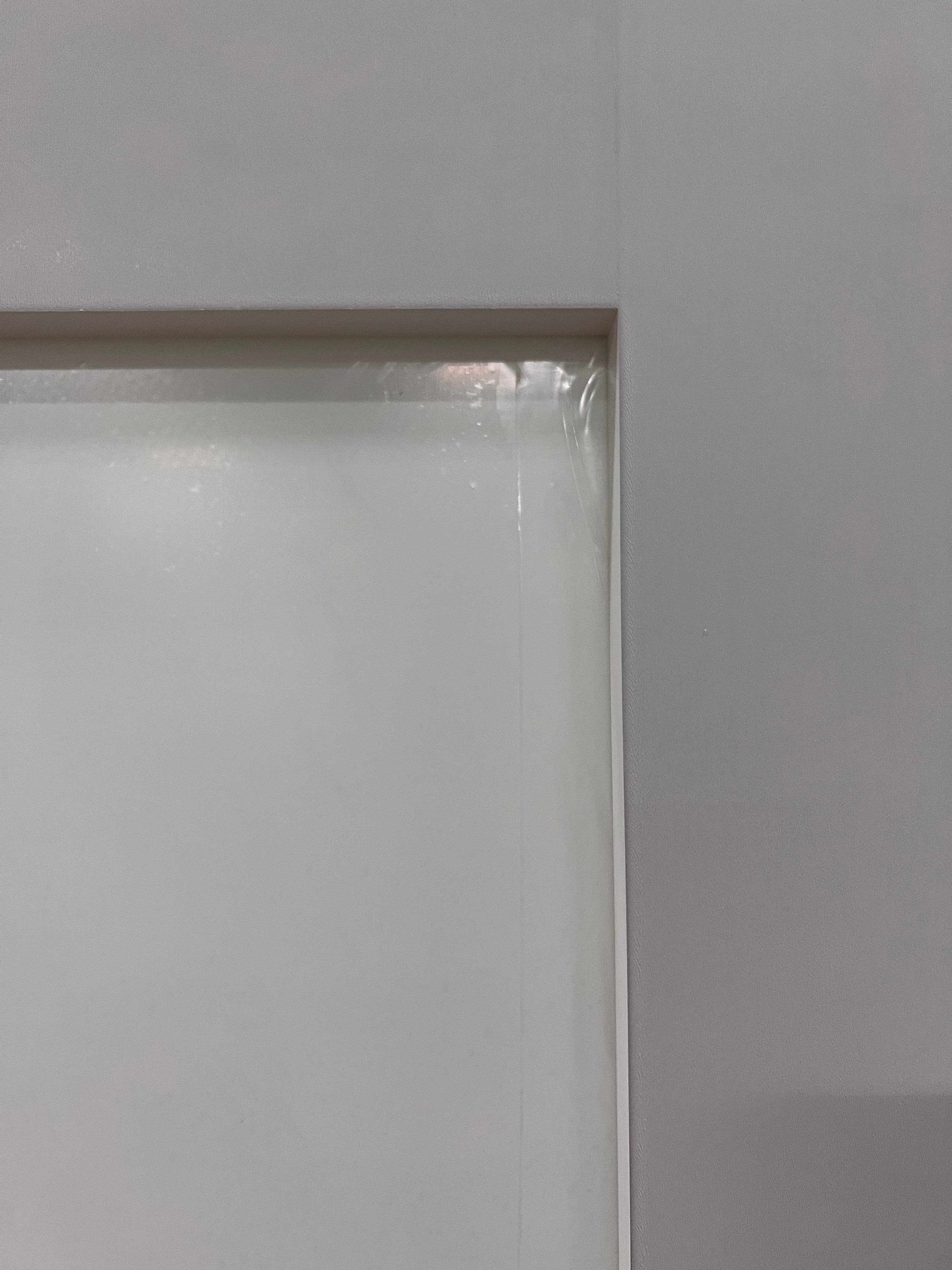 1 Lite White Laminate Shaker Primed Slab 6'8" (80") 1-3/8