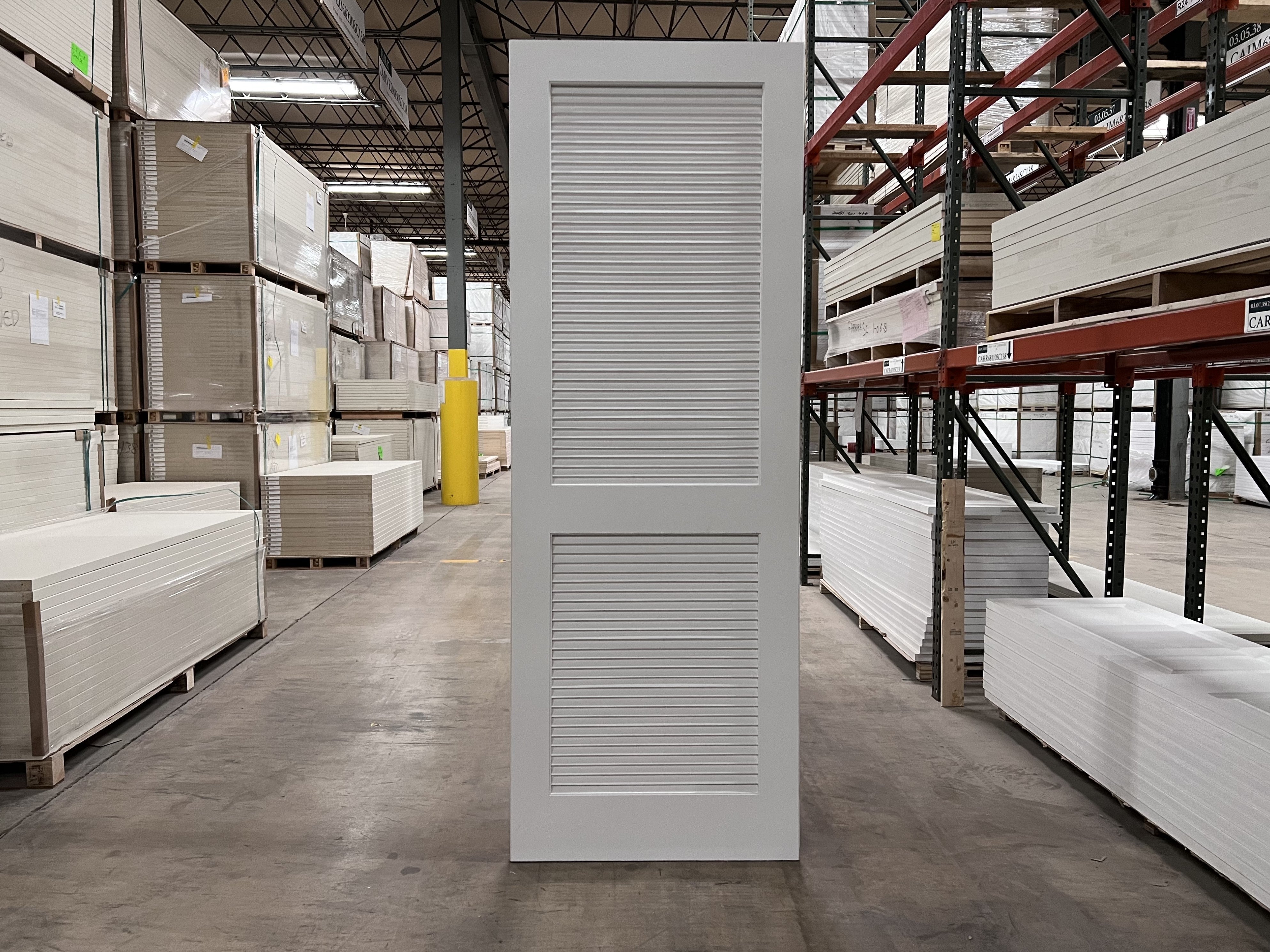 Louver Primed Slab 7'0" (84") 1-3/8