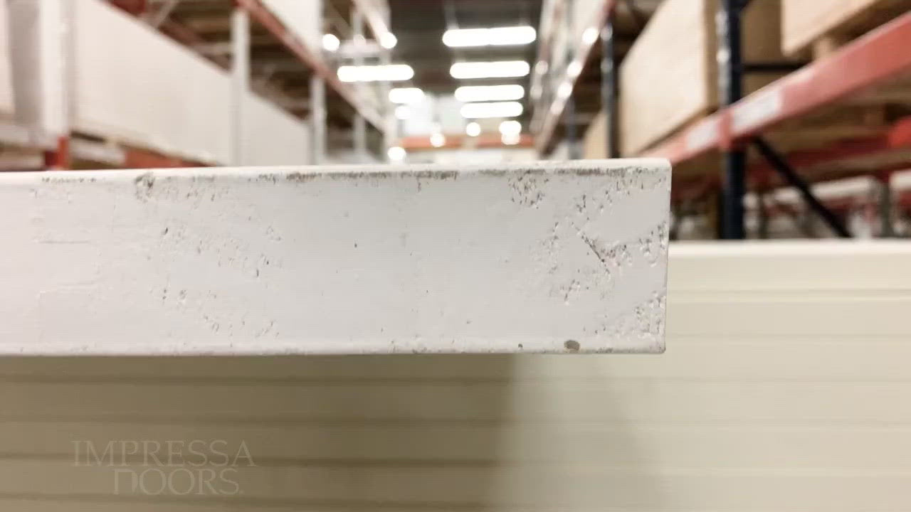 3 Panel Flat Shaker Craftsman Primed Slab 6'8" (80") 1-3/8